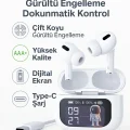 BUĞZ Kablosuz Kulak İçi Kulaklık, Aktif Gürültü Önleme ve Dokunmatik Kontrol Özellikli