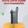  Kablosuz Kullanımlı Dijital Kontrollü Taşınabilir Şişirme Cihazı