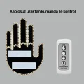 BUĞZ Kablosuz Kumandalı LED Jest Işığı – 3 Modlu Araba Arkası Mesaj Işığı, 203 LED ile Yüksek Parlaklık - Lisinya