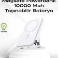  Kablosuz MagSafe Powerbank – iPhone Uyumlu, 10000 mAh, Isı Dağılımlı