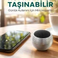 BUĞZ Kablosuz Mini Hoparlör Şarjlı TWS Destekli Kompakt Ses Sistemi Yeni Nesil
