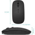  Kablosuz Mouse Fare Şarjlı Bluetooth Wireless Çift Modlu Sessiz