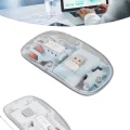  Kablosuz Mouse Fare Şarjlı Bluetooth Wireless Çift Modlu Sessiz