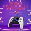  Kablosuz Oyun Konsolu Atari Game Stick Retro Konsol 520 Oyunlu