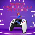  Kablosuz Oyun Konsolu Atari Game Stick Retro Konsol 520 Oyunlu