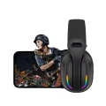 BUĞZ Kablosuz Oyuncu Kulaklığı RGB Aydınlatmalı Bluetooth Mikrofonlu Gaming Headset