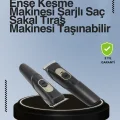 BUĞZ Kablosuz, Paslanmaz Çelik Bıçaklı Profesyonel Saç ve Sakal Tıraş Makinesi – Sessiz, Güçlü ve Ergonomik