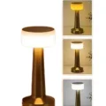  Kablosuz Renkli Masa ve Gece Lambası Altın Rengi Dokunmatik Led Lamba