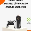 BUĞZ Kablosuz Retro Oyun Konsolu – 30.000+ Oyun ve HD Görüntü ile Kesintisiz Eğlence