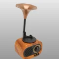 BUĞZ Kablosuz Retro Radyo Hoparlör 5W Güçlü Ses USB Hafıza Kart Destekli Yeni Nesil