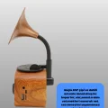 BUĞZ Kablosuz Retro Radyo Hoparlör 5W Güçlü Ses USB Hafıza Kart Destekli Yeni Nesil