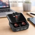 BUĞZ Kablosuz Şarj Göstergeli Powerbank Özellikli Bluetooth Kulaklık Çağrı Cevaplayabilen Yeni Nesil