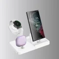 BUĞZ Kablosuz Şarj İstasyonu 4’ü 1 Arada iPhone Watch ve AirPods Uyumlu