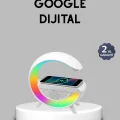 BUĞZ Kablosuz Şarjlı Bluetooth Hoparlör ve Gece Lambası – NFC, FM Radyo, RGB Işık
