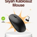  Kablosuz Sessiz Mouse – Ayarlanabilir DPI ve USB Bağlantılı