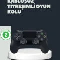 BUĞZ Kablosuz Titreşimli Oyun Kolu – PS4 Uyumlu Ergonomik Tasarım ve Uzun Pil Ömrü