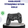 BUĞZ Kablosuz Titreşimli Oyun Kolu – Yüksek Hassasiyetli Analog Kontrol ve Ergonomik Tutma