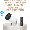 BUĞZ Kablosuz ve Kablolu Bağlantı Seçenekli Ev Tipi Projeksiyon