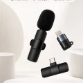 BUĞZ Kablosuz Yaka Mikrofonu USB-C ve Lightning Uyumlu Tak Çalıştır Telefon Kayıt Mikrofonu