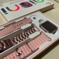 BUĞZ Kadınlar İçin Pembe Akıllı Saat, GPS ve Nabız Sensörlü, Suya Dayanıklı, 2.2 İnç Ekran