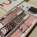 BUĞZ Kadınlar İçin Pembe Akıllı Saat, GPS ve Nabız Sensörlü, Suya Dayanıklı, 2.2 İnç Ekran