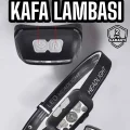 BUĞZ Kafa Lambası Kamp Lambası Sensörlü Şarjlı Ayarlanabilir