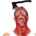 BUĞZ Kafaya Saplanmış Halloween Kanlı Balta Şaka Tacı - Lisinya