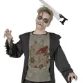  Kafaya Saplanmış Halloween Kanlı Testere Şaka Tacı