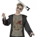 BUĞZ Kafaya Saplanmış Halloween Kanlı Testere Şaka Tacı Bx40