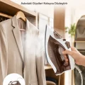 BUĞZ Kahverengi Buharlı Ütü 2200W Sürekli Buhar 120 g Şok Buhar