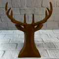 BUĞZ Kahverengi Geyik Biblo 23 cm Dekoratif Şık Tasarım