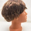 BUĞZ Kahverengi Kısa Kesim İçi Astarlı Erkek Peruğu