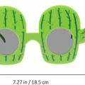 BUĞZ Kaktüs Temalı Hawaii Yaz Partisi Gözlüğü 8.5x18.5 cm