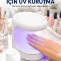 BUĞZ Kalıcı Oje Kurutucu UV Led Teknolojisi Taşınabilir Mini Tırnak Kurutucu Yeni Nesil