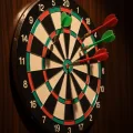 BUĞZ Kaliteli Ahşap 15 İnç Dart Tahtası Kolay Montajlı 4 Ok