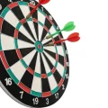 BUĞZ Kaliteli Ahşap 15 İnç Dart Tahtası Kolay Montajlı 4 Ok