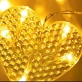 BUĞZ Kalp Perde Led 3m 6 Sıra 12 Adet Kalp Led Işık Gün Işığı