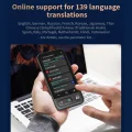 BUĞZ Kameralı 140 Dilde Kablosuz Özellikli Translator Elektronik Çeviri Cihazı Türkçe Menü - Lisinya
