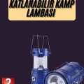  Kamp Feneri Şarj Edilebilir Güneş Enerjili Işıldak USB Şarjlı