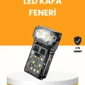 BUĞZ Kamp ve Outdoor İçin LED Far 10 Saat Pil Sensörlü Manyetik