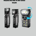BUĞZ Kamp ve Outdoor İçin LED Far 10 Saat Pil Sensörlü Manyetik - Lisinya