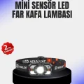 BUĞZ Kamp ve Yürüyüş İçin Sensörlü LED Kafa Feneri Ayarlanabilir
