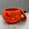 BUĞZ Kapaklı Balkabağı Dekor Kutusu 21×15 cm Halloween Temalı Saklama