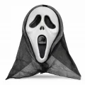 BUĞZ Kapşonlu Çığlık Maskesi Scream Maskesi - Hayalet Maskesi 33x21 Cm