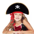 BUĞZ Kaptan Jack Kadife Çocuk Boy Korsan Şapkası