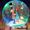 BUĞZ Kar küresi büyük boy sevgililer figürlü dekoratif süs eşyası - Hobi & Eğlence - Hediyelik Ürünler
