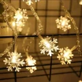 BUĞZ Kar Tanesi 5m 28 Led Gün Işığı Kar Tanesi:4cm Mz-16-18