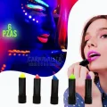BUĞZ Karanlıkta Parlayan Yanan UV Neon Ruj Yüz Boyama 6 Adet 6 Renk