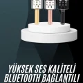  Karaoke Mikrofon Bluetooth Bağlantılı Aux Girişli Uzun Pil Ömrü Yüksek Ses Kaliteli