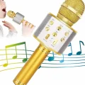 BUĞZ Karaoke Mikrofon Dahili Hoparlörlü Sd-usb-aux Girişli Bluetooth Hoparlör - BUĞZ